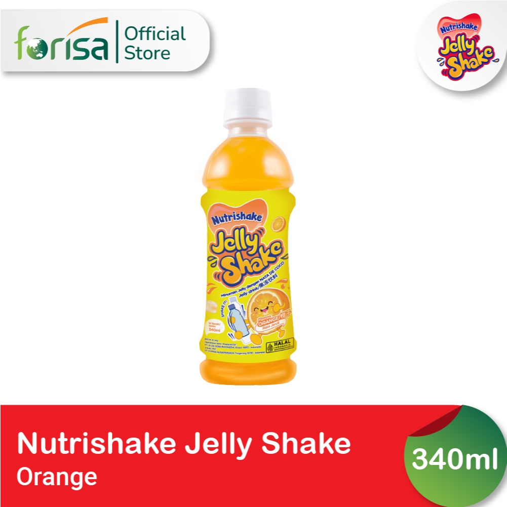 

Nutrishake Jelly Shake Minuman Instant Rasa Orange 340 ml