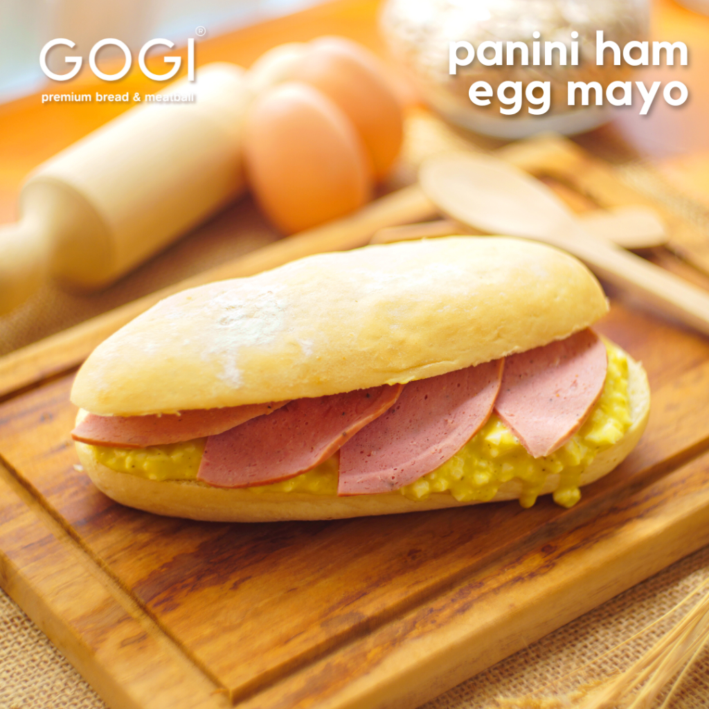

RB Panini Isi Egg Mayo Sandwich / Mozza Ham Sandwich / Panini Egg Mayo Ham Panini Premium Roti