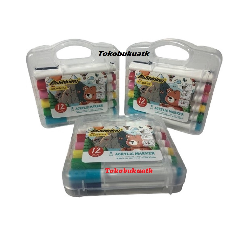 

Spidol Acrylic per 12 Pcs