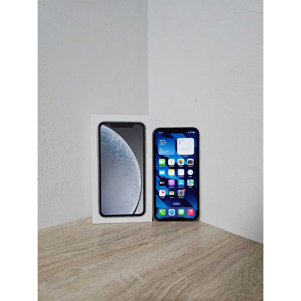 Apple iPhone XR 64GB 64 GB Ex Resmi iBox White Fullset Perfect