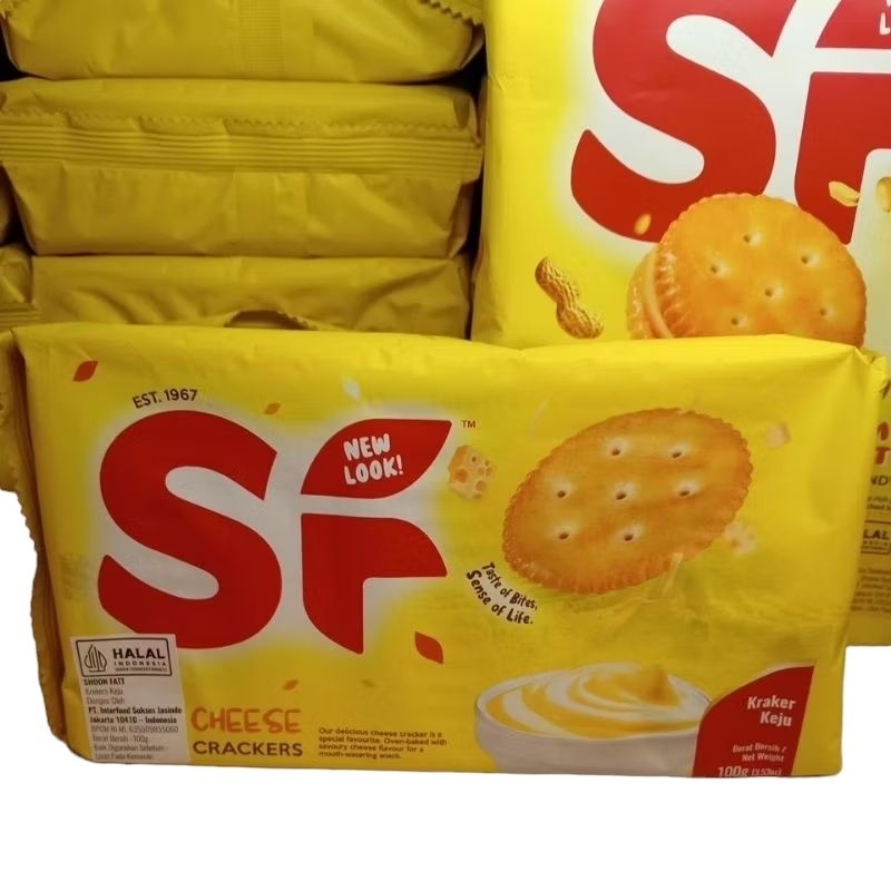 

Shoon fatt cheese crackers 100gr krekers biscuit keju import