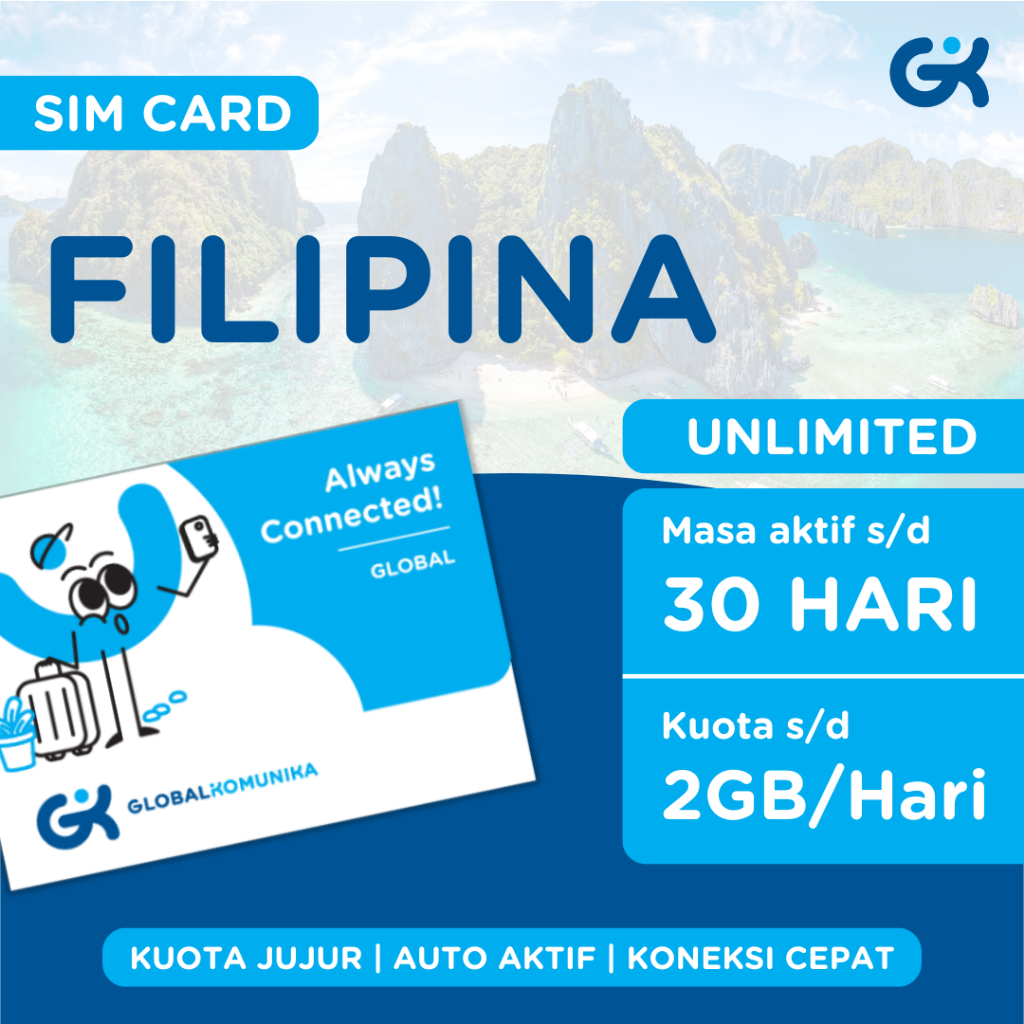 Simcard Filipina Unlimited | Sim Card Philippines Global Komunika