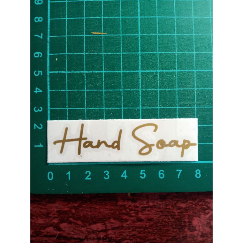 

Sticker Cutting Hand Soap stiker murah