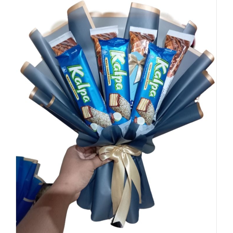 

buket Snack murah isi 7 hadiah wisuda/ulang tahun kado