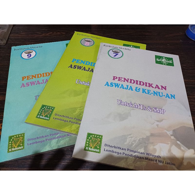 [EDISI BARU] BUKU SISWA PENDIDIKAN ASWAJA & KE-NU-AN, SMP/MTS KELAS 7,8 & 9