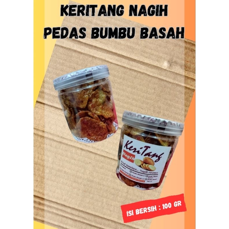 

keripik kentang pedas bumbu basah