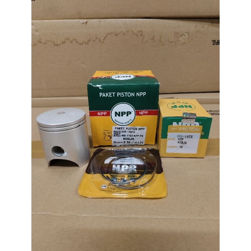 PISTON KIT NINJA 150R NINJA RR NINJA SS UKURAN 50 NPP