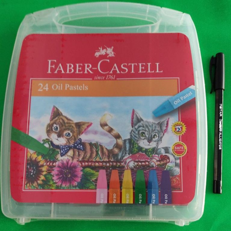 

KODE J8G PROMO Crayon Oil Pastel Faber Castell 24 Warna ECO