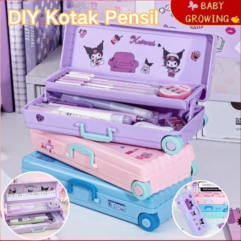 

Sanrio Seri Pensil Kasus Troli Kotak Alat Tulis Lucu KuromiMelody Pensil Kapasitas Besar Kotak Penyimpanan Alat Tulis Hadiah Anakanak KODE K3P7