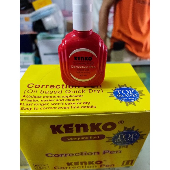 

Tip ex cair Correction Pen kenko KE 1KE82312 pcs KODE P2O5