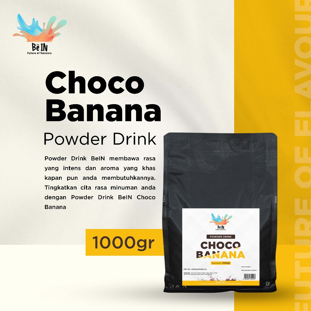 

BeIn Choco Banana Powder - Bubuk Minuman Pisang Cokelat 1000gr