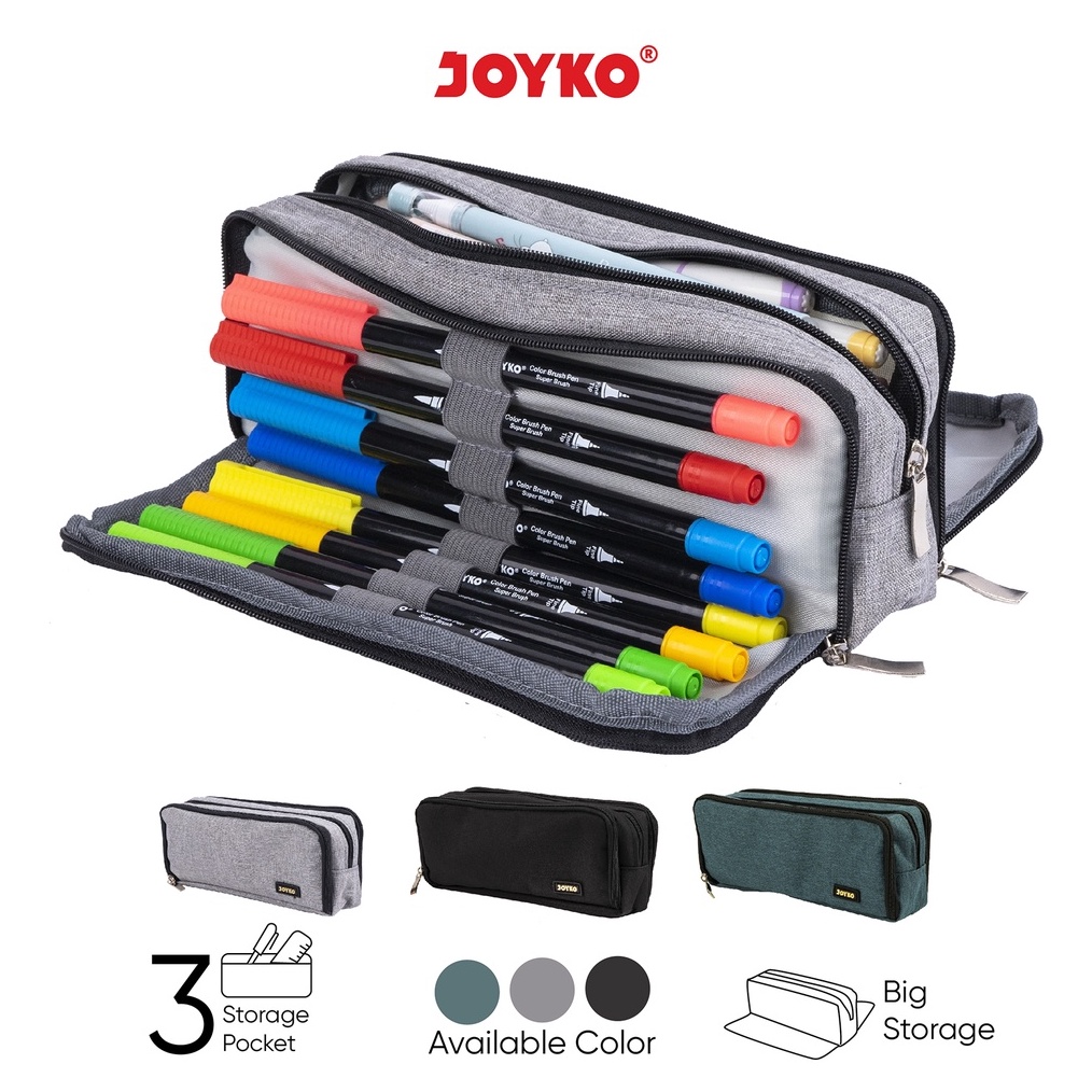 

Kotak Tempat Pensil Pencil Case Joyko PC56 KODE O9D4