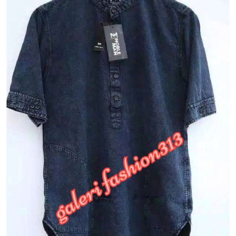 KODE G99W Baju Koko Jeans pria Kurta dewasa Premium Quality Kurta Jeans Koko Lengan 34 size M4xl jum