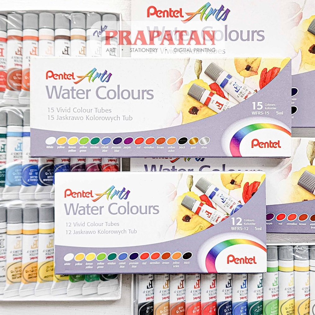 

KODE S1Q6 Pentel Watercolor Set 5ml Cat Air Set