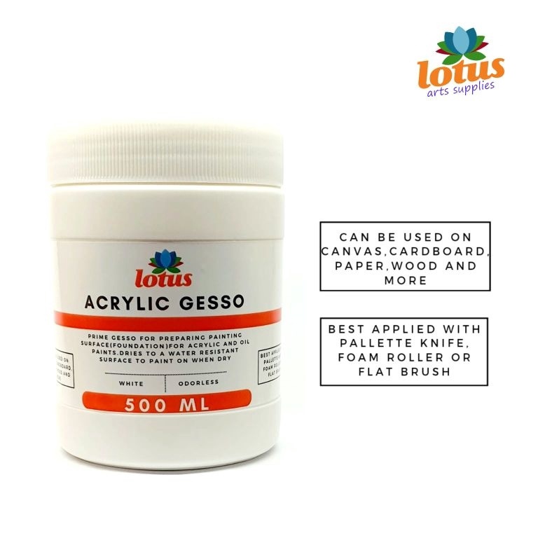 

KODE E8D LOTUS Acrylic Gesso Primer Decoupage 5ML