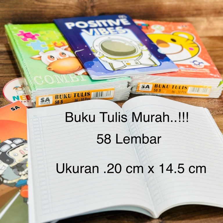 

Buku Tulis isi 58 Lembar STARYESS SA 1 Buku KODE N5R2