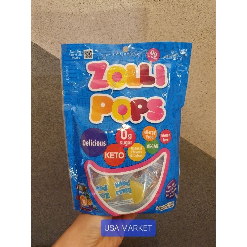 

Zollipops Zolli Pops Clean Teeth Pops permen lolipop Sugar Free isi 23