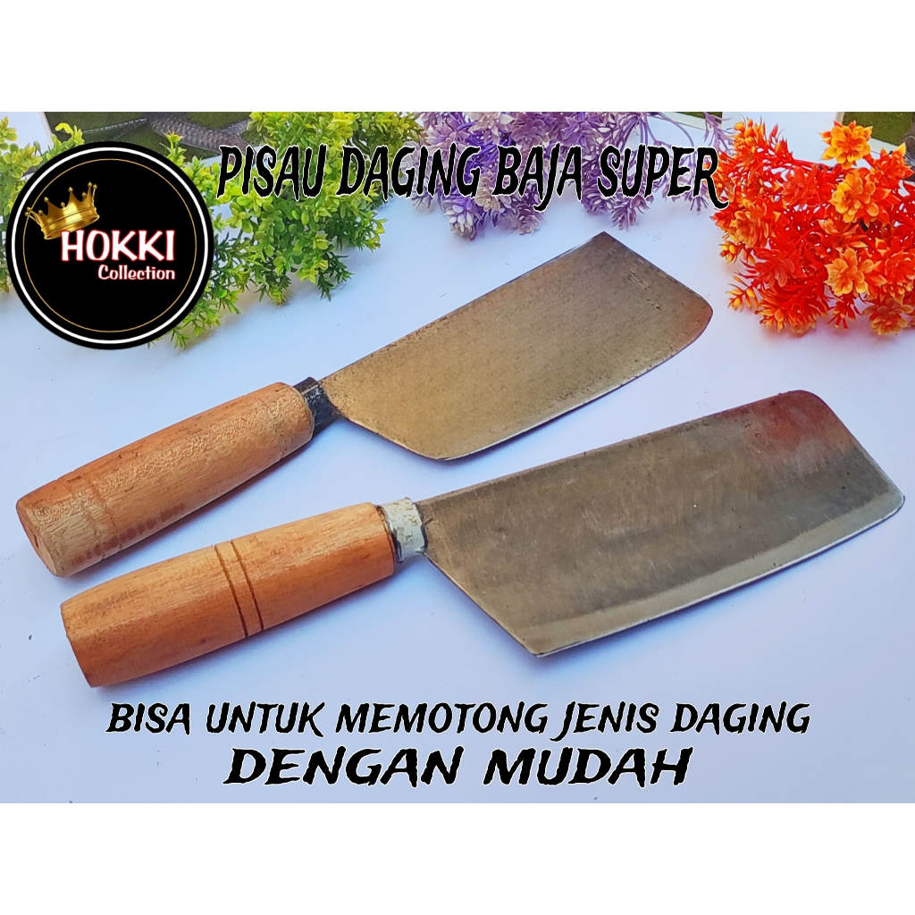 pisau daging baja super