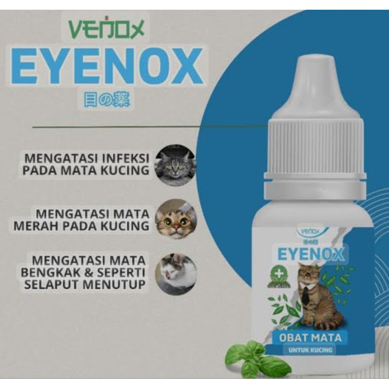 EYENOX | Obat Tetes Mata Kucing Anti Iritasi Infeksi Mata Merah Selaput Putih Bengkak By Venox