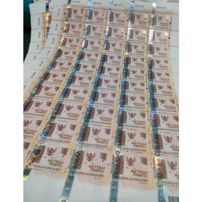 

MATERAI 10.000 ASLI POS 1 PCS ORIGINAL - LINIBUKU