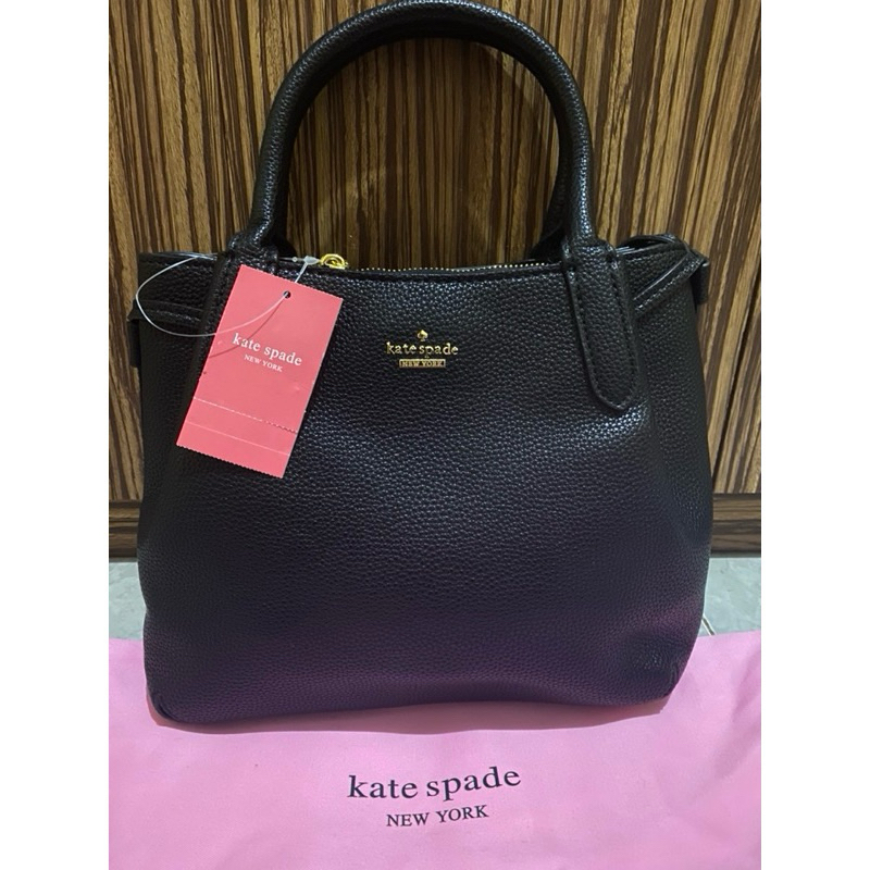 KATE SPADE DUMPLING CROSS BODY BAG (BLACK)