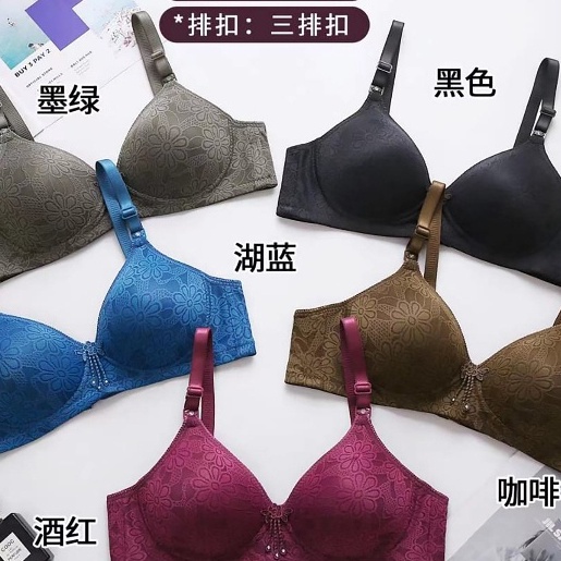 KI3 Bra BH Tanpa Kawat BH Busa Tipis Sport Bra BH Kemben Bh busa SUPER JUMBO TANPA KAWAT Kait 3 Bh s