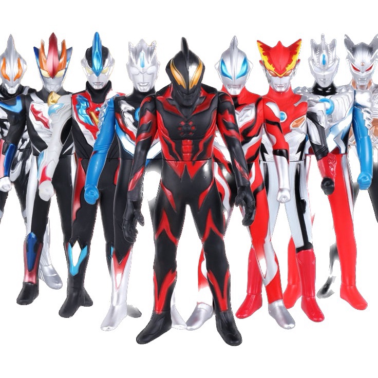 KF7 Mainan Ultraman Bahan Karet 23CM Action Figure Ultramen