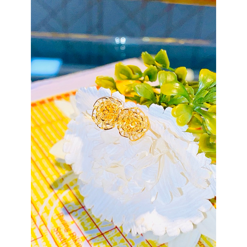 Anting Emas Wanita Asli 16K(karat)/Cap 700 Model Kendari