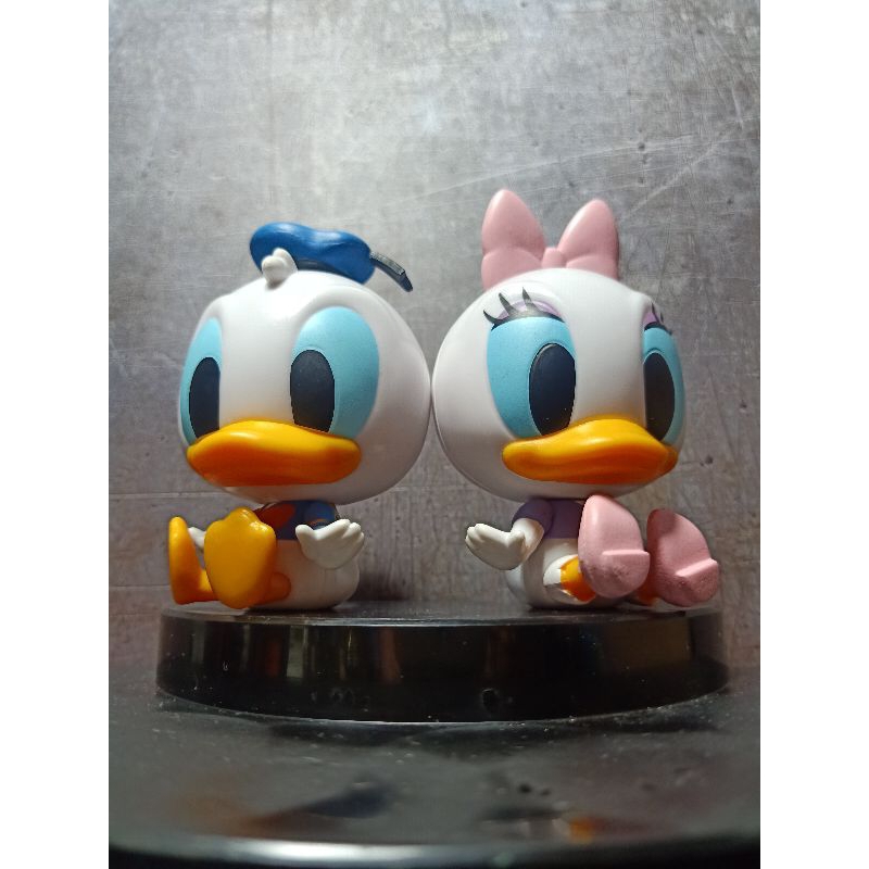 Figure Disney Character Donald and Daisy Duck Chibi Japan Set