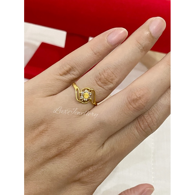 cincin wanita emas muda 1 gram