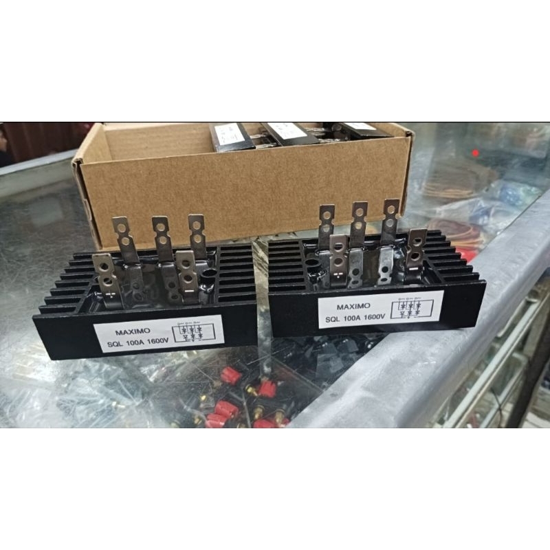 Maximo Dioda Kiprok 100A 1600V Original Sirip Hitam 5 kaki Part Amplifier