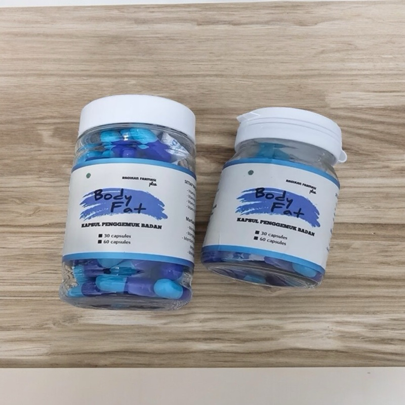 Body Fat kapsul penggemuk badan 2in1 plus vit c aman cepat ampuh