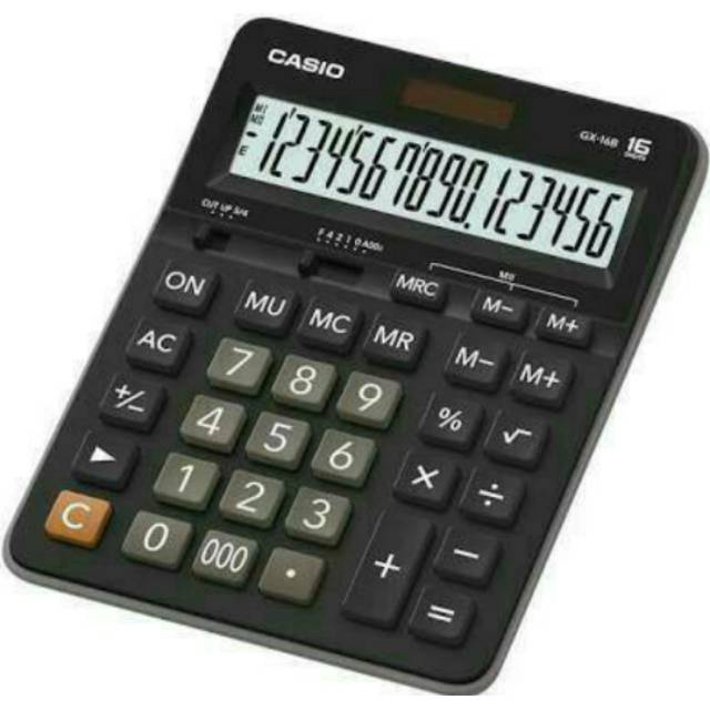 

PRODUK TREND CASIO GX16B KALKULATOR MEJA DESKTOP CALCULATOR GX16B