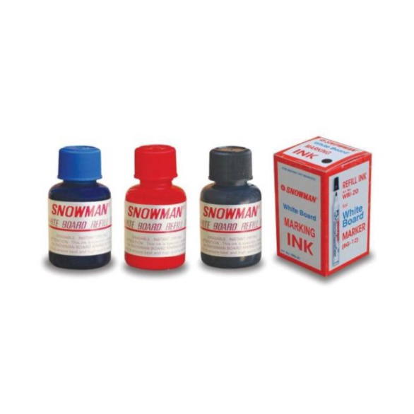 

PRODUK TREND Tinta Whiteboard Boardmarker Snowman TINTA isi ulang spidol WBI2