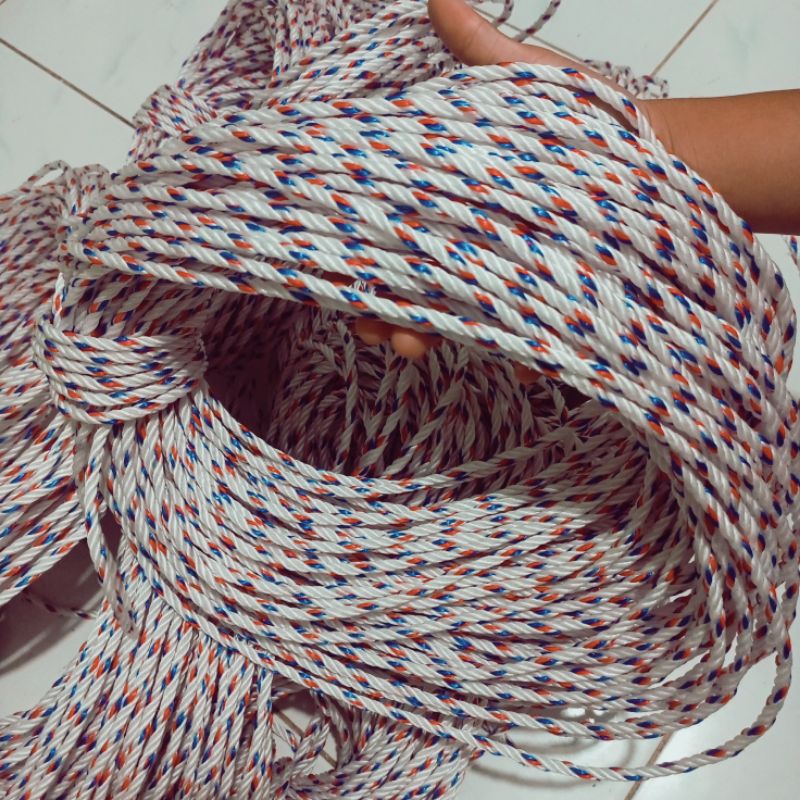 tali tambang 7mm 50meter / tali tambang / ikat barang / tali mobil / tali pick up / tali fuso