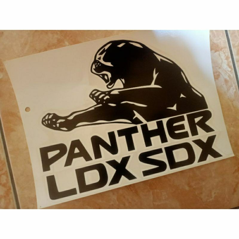 stiker isuzu panther 97 96/ stiker panther ldx sdx logo macan panther