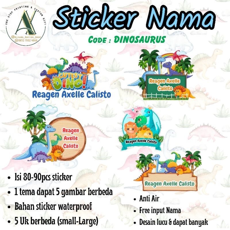 

STICKER NAMA ANAK WATERPROOF / LABEL NAMA ANAK WATERPROOF