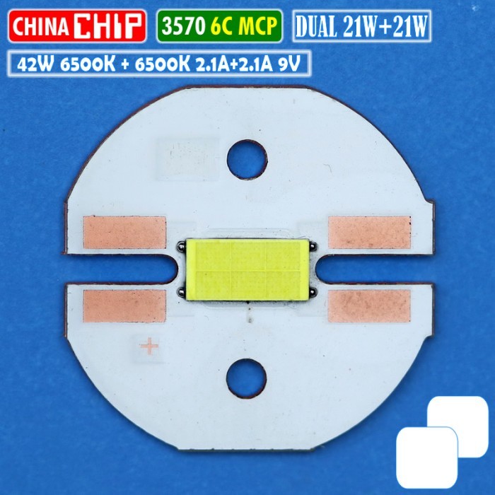 MCP D2 3570 22mm 42W 6C Dual Putih Putih LED Laser BiLED RTD AES 9V