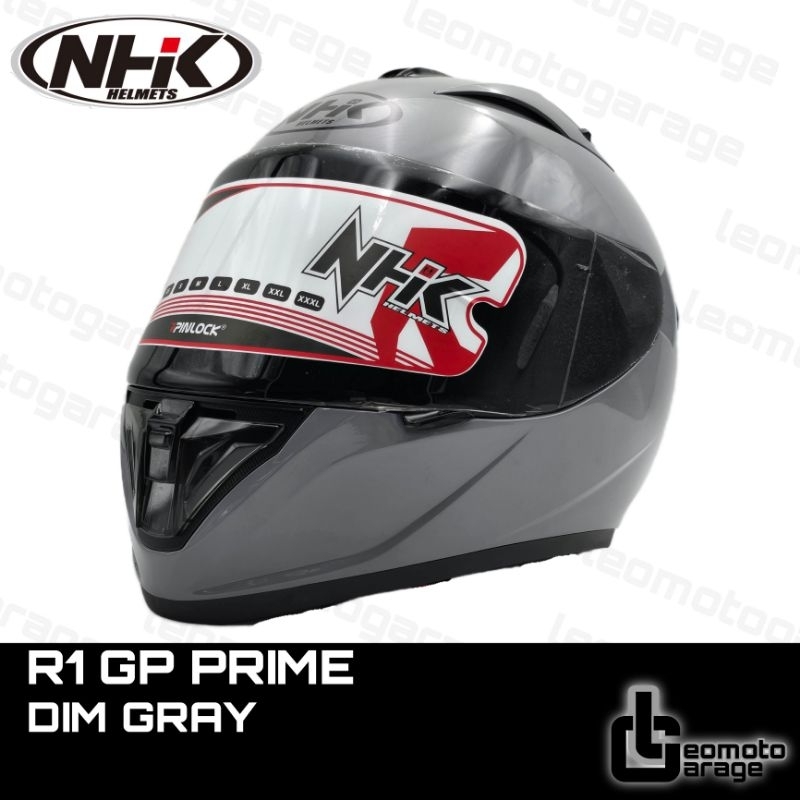 NHK GP PRIME SOLID DIM GRAY HELM FULL FACE