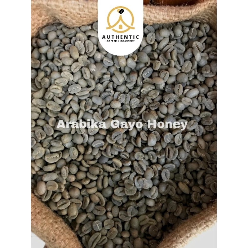 

Biji Kopi Mentah Green Bean Arabika Gayo Honey 1 Kg