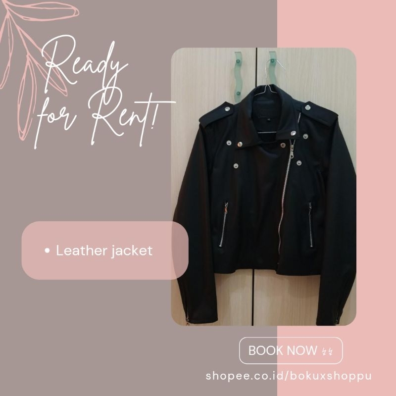 SEWA / RENTAL LEATHER JACKET KOSTUM COSPLAY