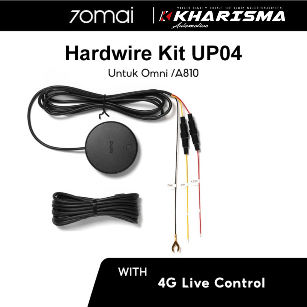 70mai Hardwire Kit UP04 Untuk Omni Parking Monitor 4G Live Control Dashcam
