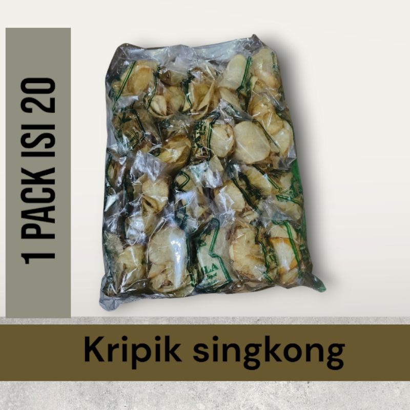 

kripik singkong manis 1 pack isi 20 pcs