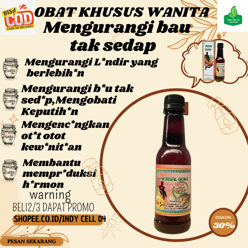 

Madu Qowi Obat Herbal Asam Urat, Kolesterol, Sakit Pinggang, Nyeri Sendi Herbal Qowi Plus Madu