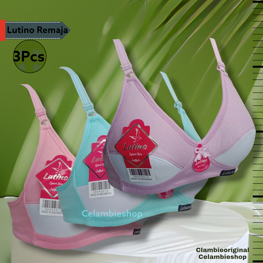 Bra Bh Remaja | Bra Remaja Lutino Tanpa Busa Tanpa Kawat Polos Dan Kombinasi