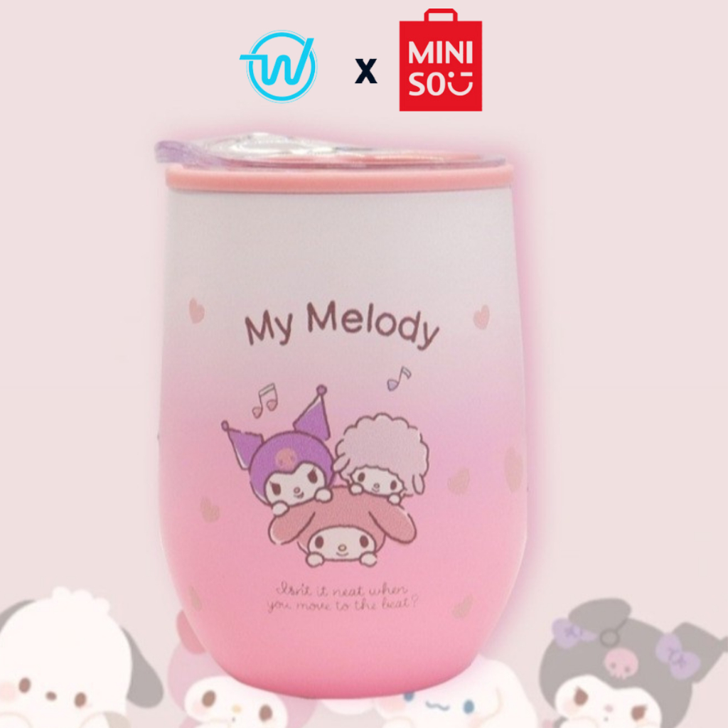 Miniso Tumbler My Melody 360ml - Pink