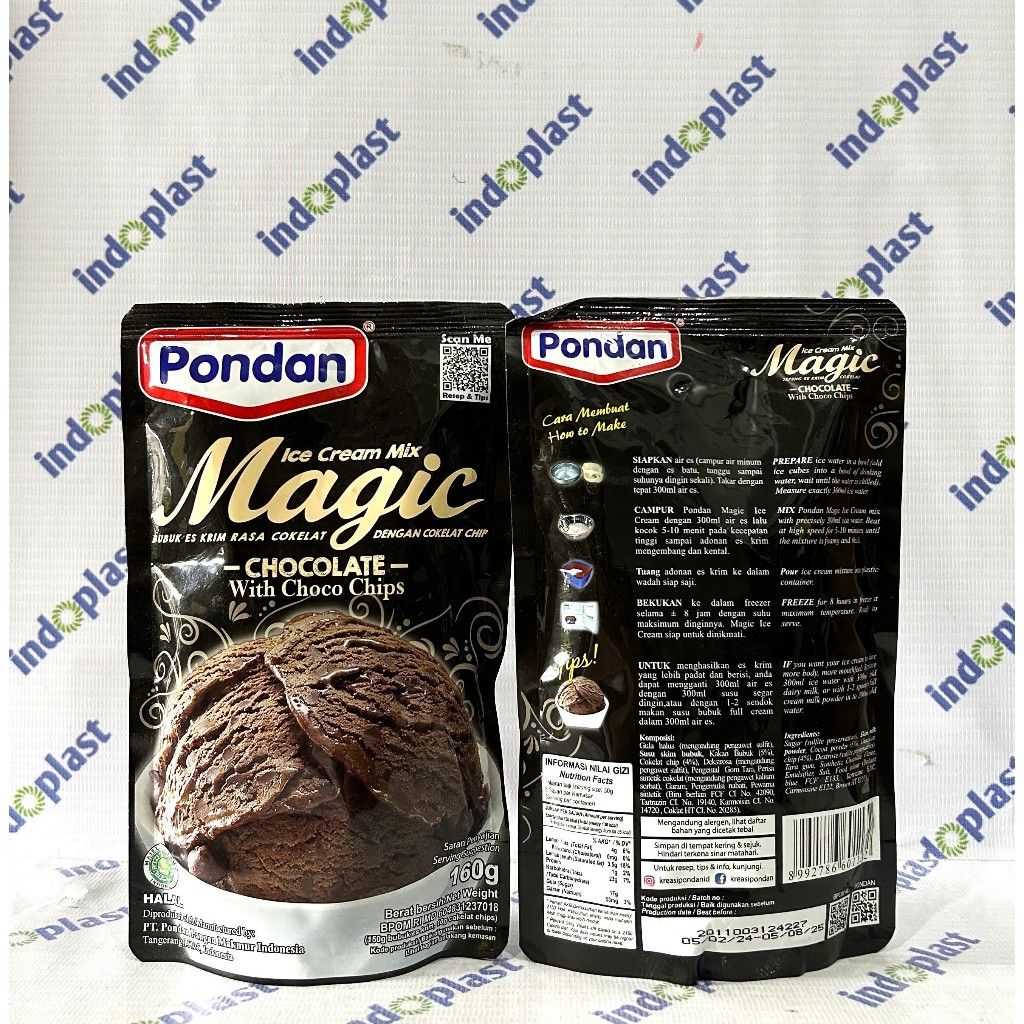 

Pondan Ice Cream Magic Coklat bubuk es krim 160 gr