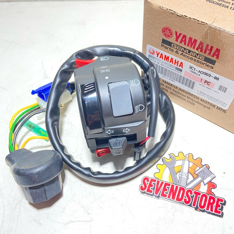 Holder kiri 3C1 saklar lampu tombol sein dimmer klakson Vixion Old Original YGP