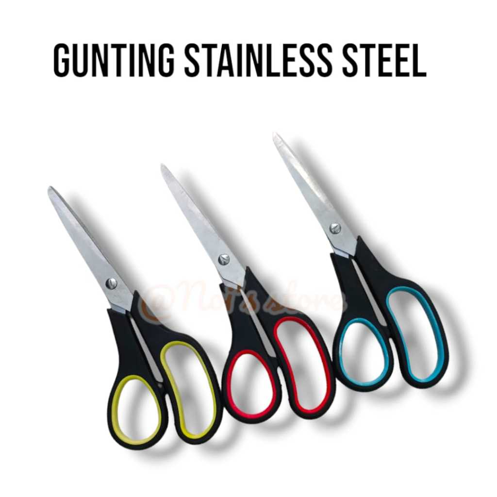 

Gunting stainless steel tajam/Gunting tajam/gunting besar 8 inch (black)