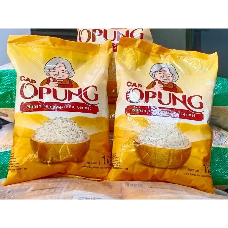 

Beras Cap Opung 1kg / 1 kg / 1000g / 1000 g Kemasan Ekonomis